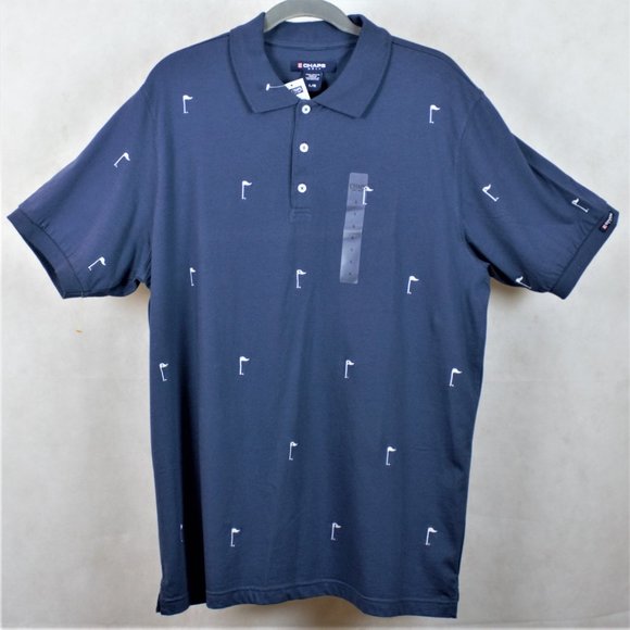 Chaps New Men’s L/G Designer Golf Shirt - Picture 16 of 16